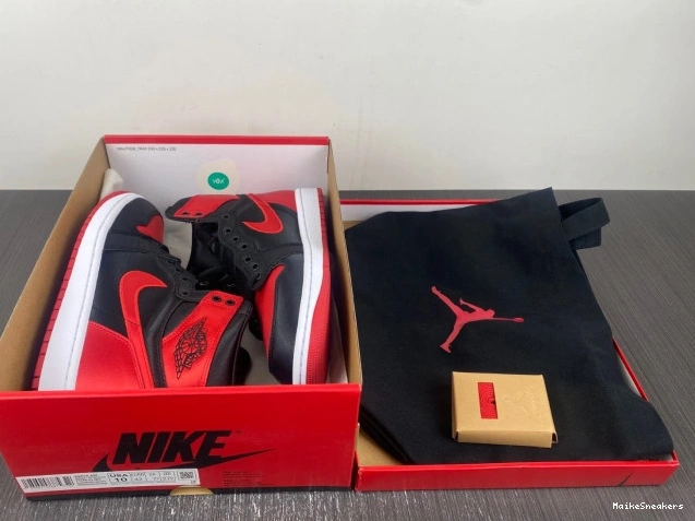 MaikeSneakers Air Satin Bred 1 OG Jordan High FD4810-061 WMNS 0711